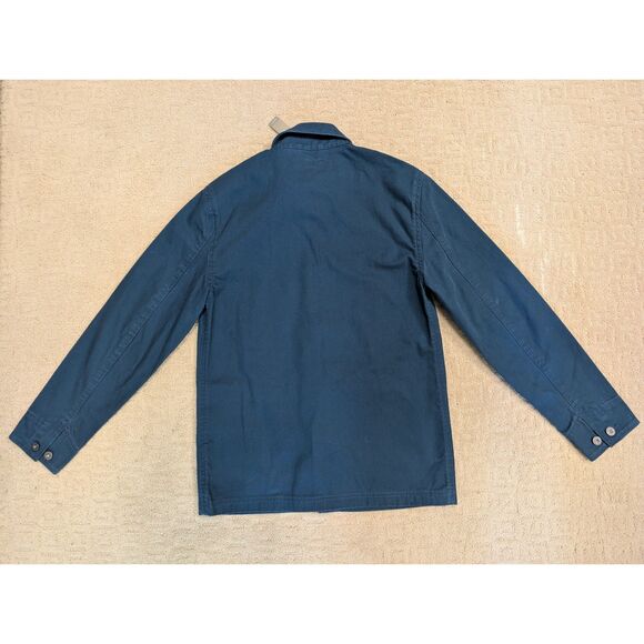 NWT J. Crew Wallace & Barnes Chore Jacket Mens Small Teal Turquoise 100% Cotton - Picture 2 of 10